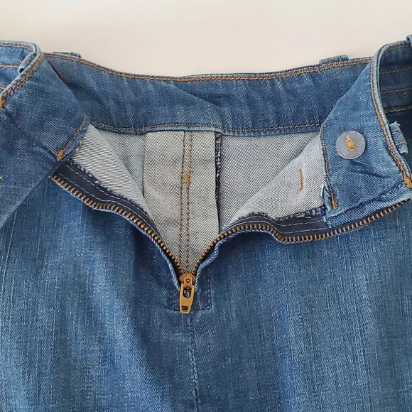 Dittos A-line Retro 70s Style Denim Skirt 28 Festival Boho Hippie Made in USA - Picture 15 of 16